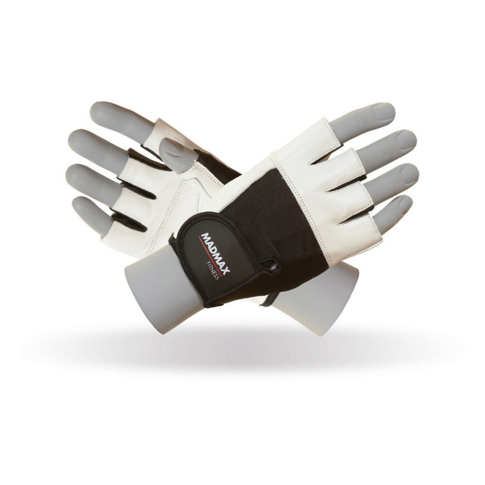 Перчатки для фитнеса Fitness MadMax MFG-444-White_L, White, L