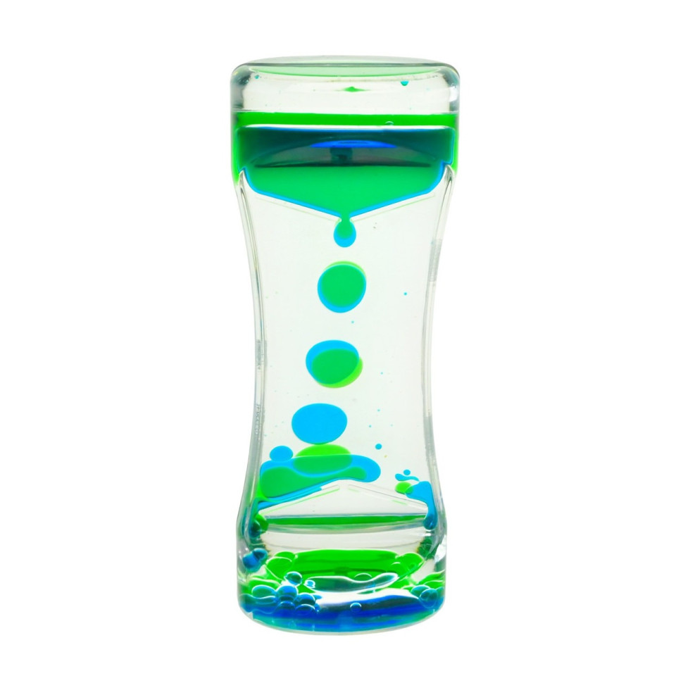 Пісочний годинник Bambi XX-3(Blue) блакитний, з гелевою рідиною, 13,5 см