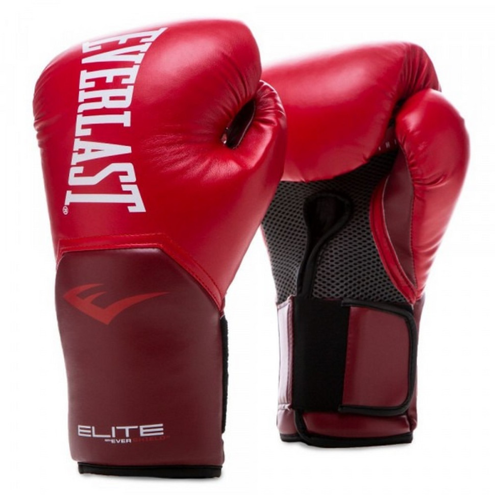 Боксерские перчатки ELITE TRAINING GLOVES Everlast 870284-70-4 пламя красное 14 унций