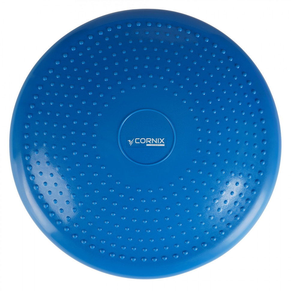 Балансувальна подушка-диск Cornix XR-0054 масажна Blue 33 см