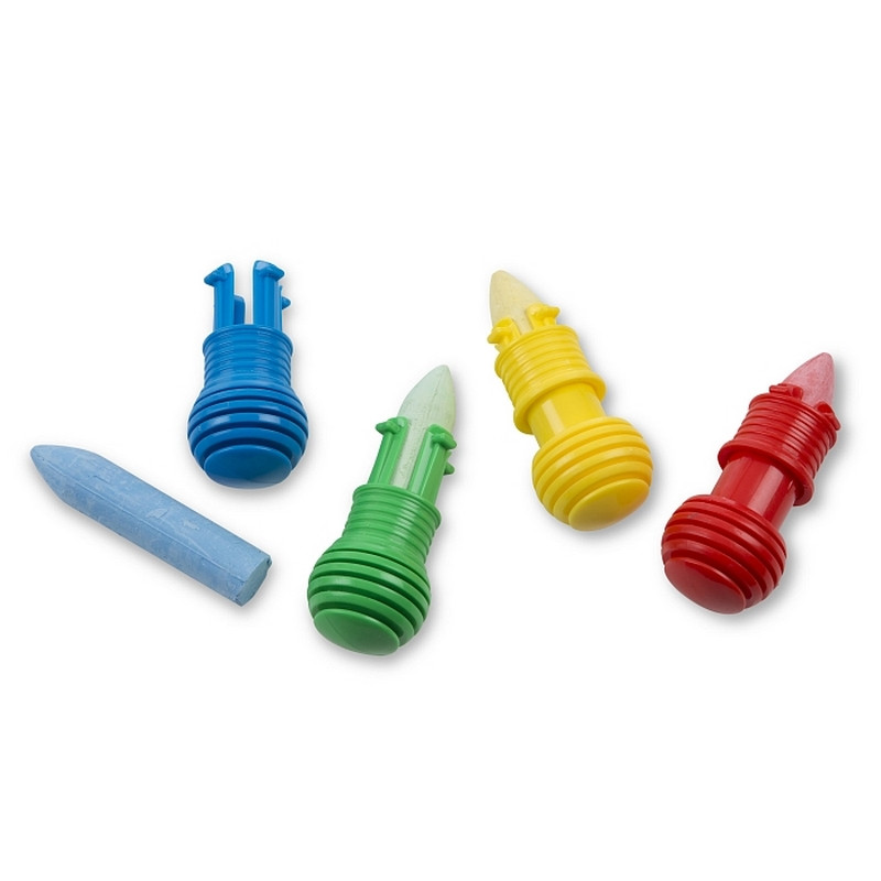 Мел для рисования на асфальте Melissa&Doug MD9313 с пластиковыми держателями
