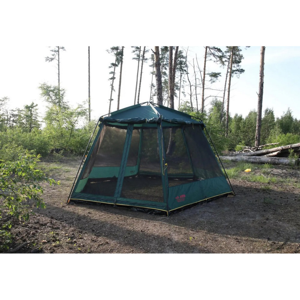 Шестигранний кемпінговий шатер Mosquito Lux v2 Tramp TRT-087, 2 входи