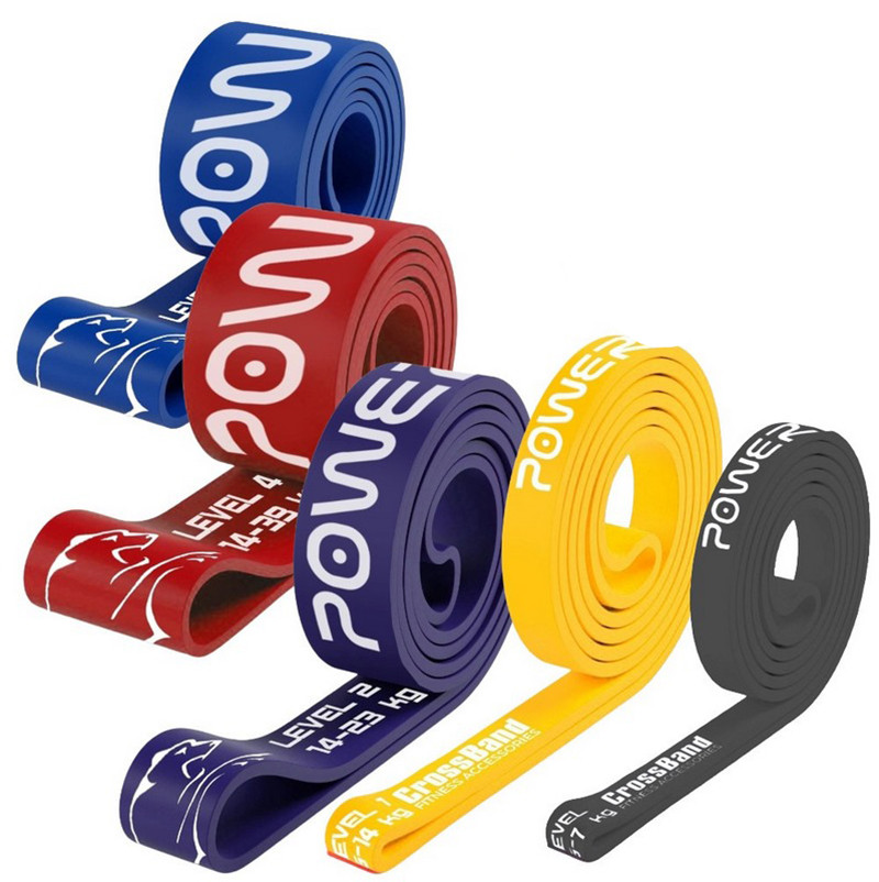 Еспандер-петля (гумка для фітнесу і кроссфіту) PowerPlay PP_0017 в наборі 5 штук