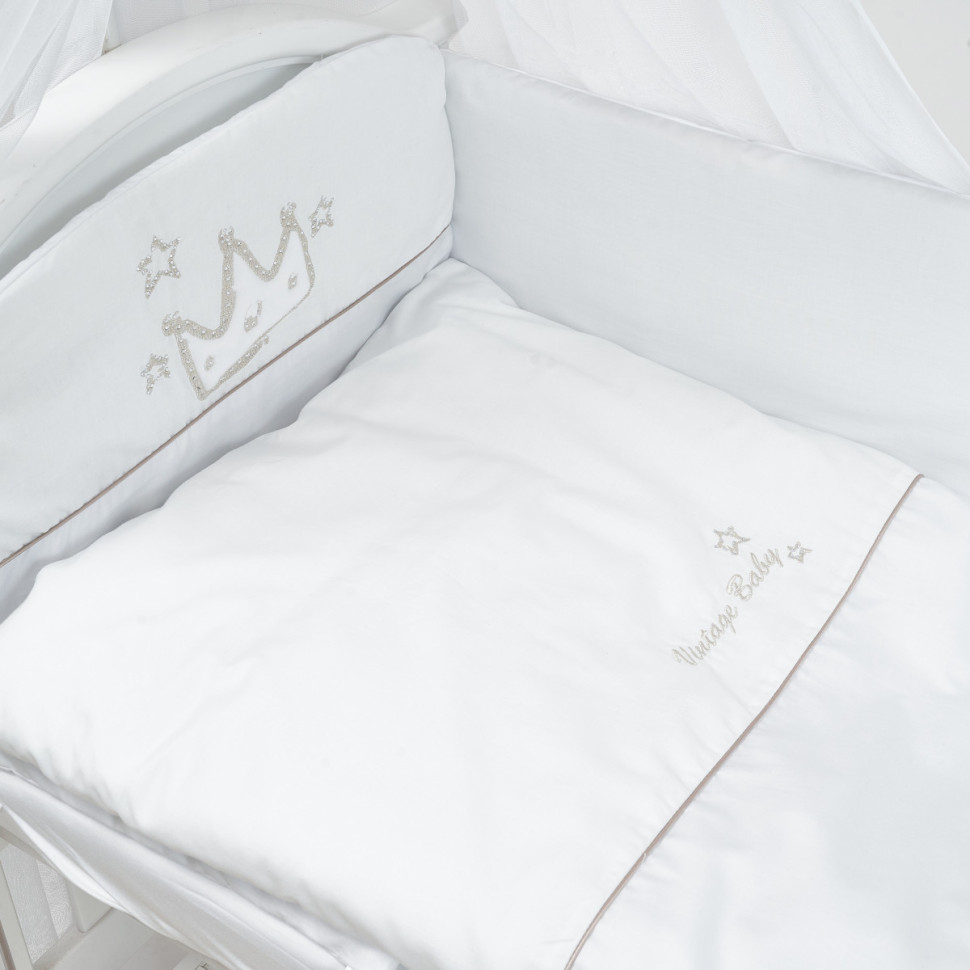 Дитячий постільний комплект Romantic Vintage Baby Twins 4024-R-004, 7 елементів