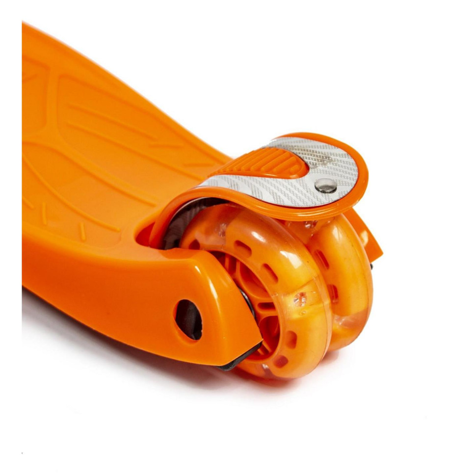 Детский четырехколесный самокат MAXI Bambi 1453732955 Orange с подсветкой