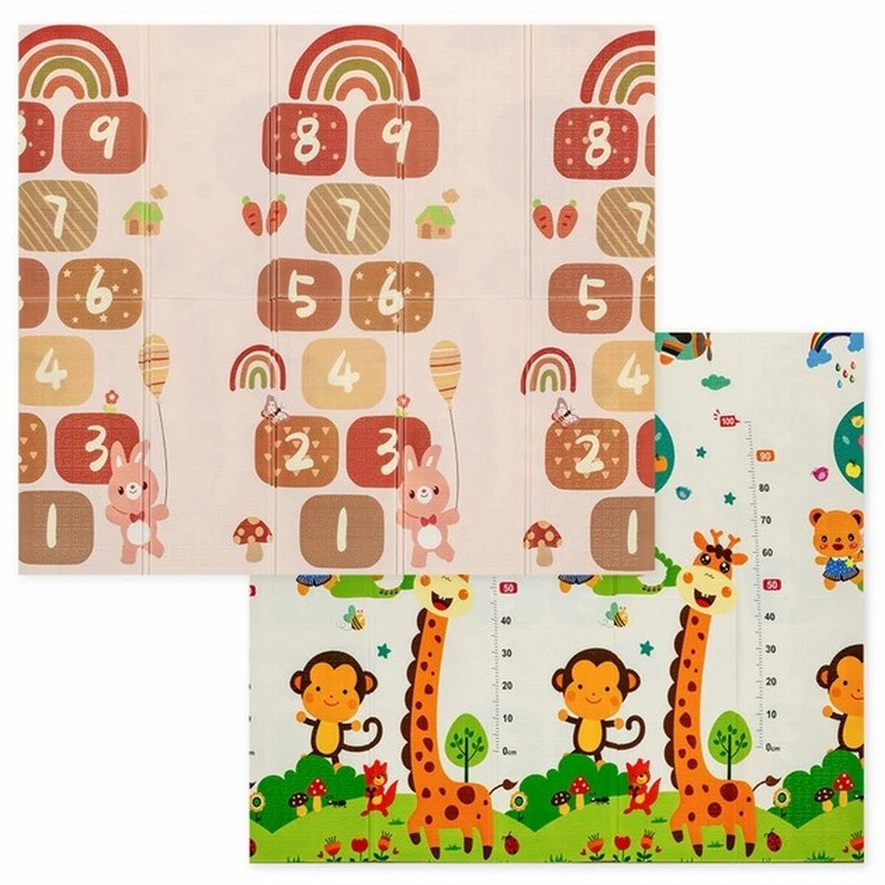 Детский термоковрик двухсторонний Sticker Wall SW-00003037, 177 х 195 х 0,7 см