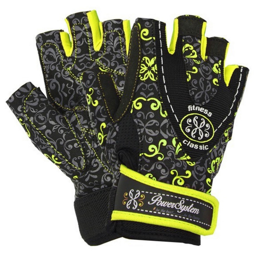 Рукавички для фітнесу Classy Power System PS_2910_M_Black/Yellow, Yellow, M