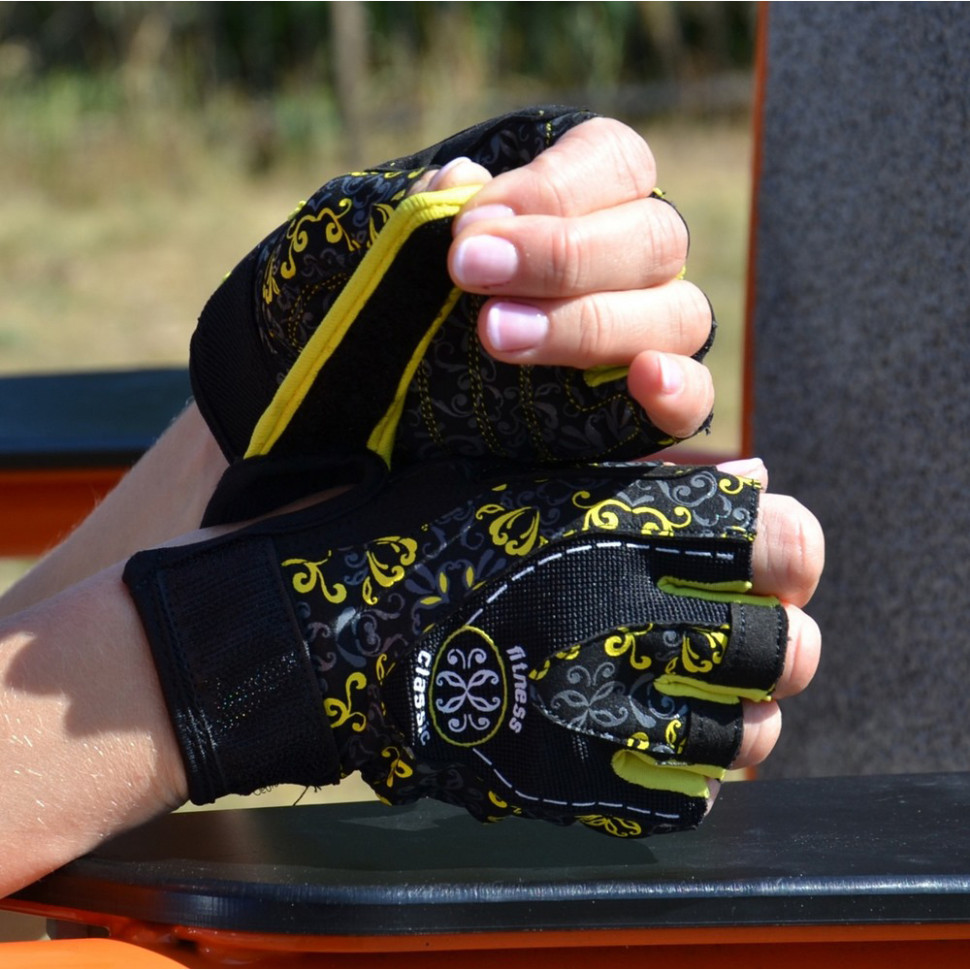 Рукавички для фітнесу Classy Power System PS_2910_M_Black/Yellow, Yellow, M