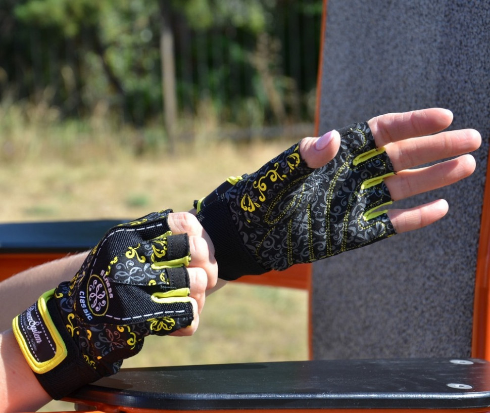 Рукавички для фітнесу Classy Power System PS_2910_M_Black/Yellow, Yellow, M