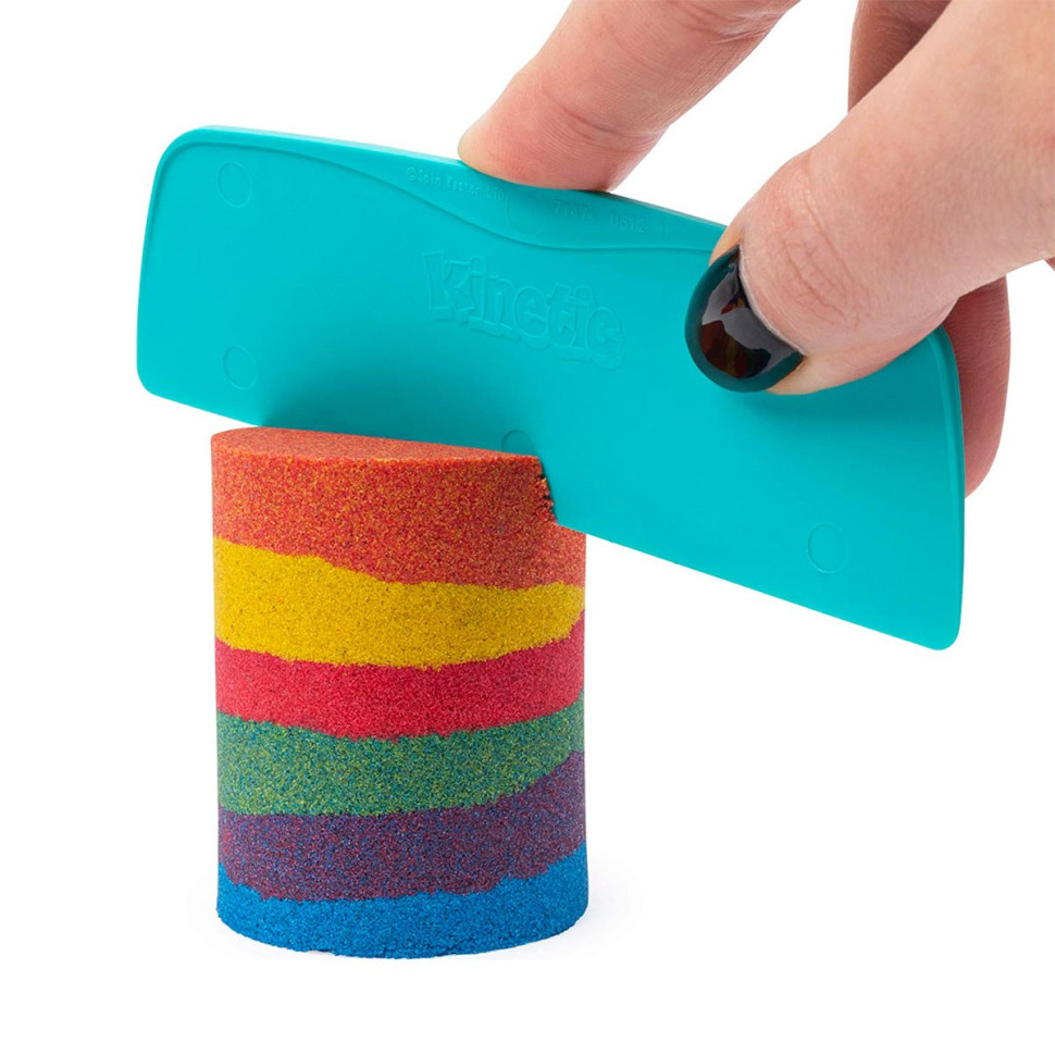 Набор песка для детского творчества «Радужный Микс» Kinetic Sand 71474KS 3 цвета 383 г
