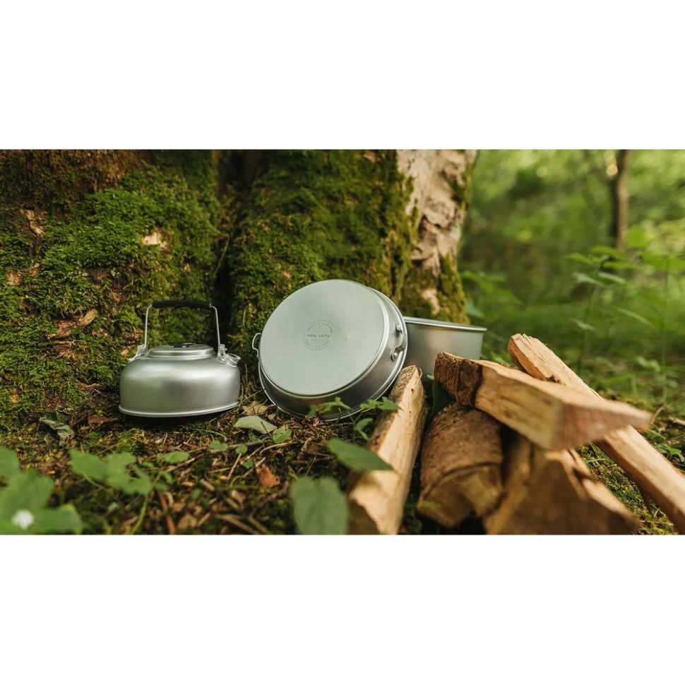 Набір туристичного посуду Adventure Cook (580038) Easy Camp 929029 M, Silver