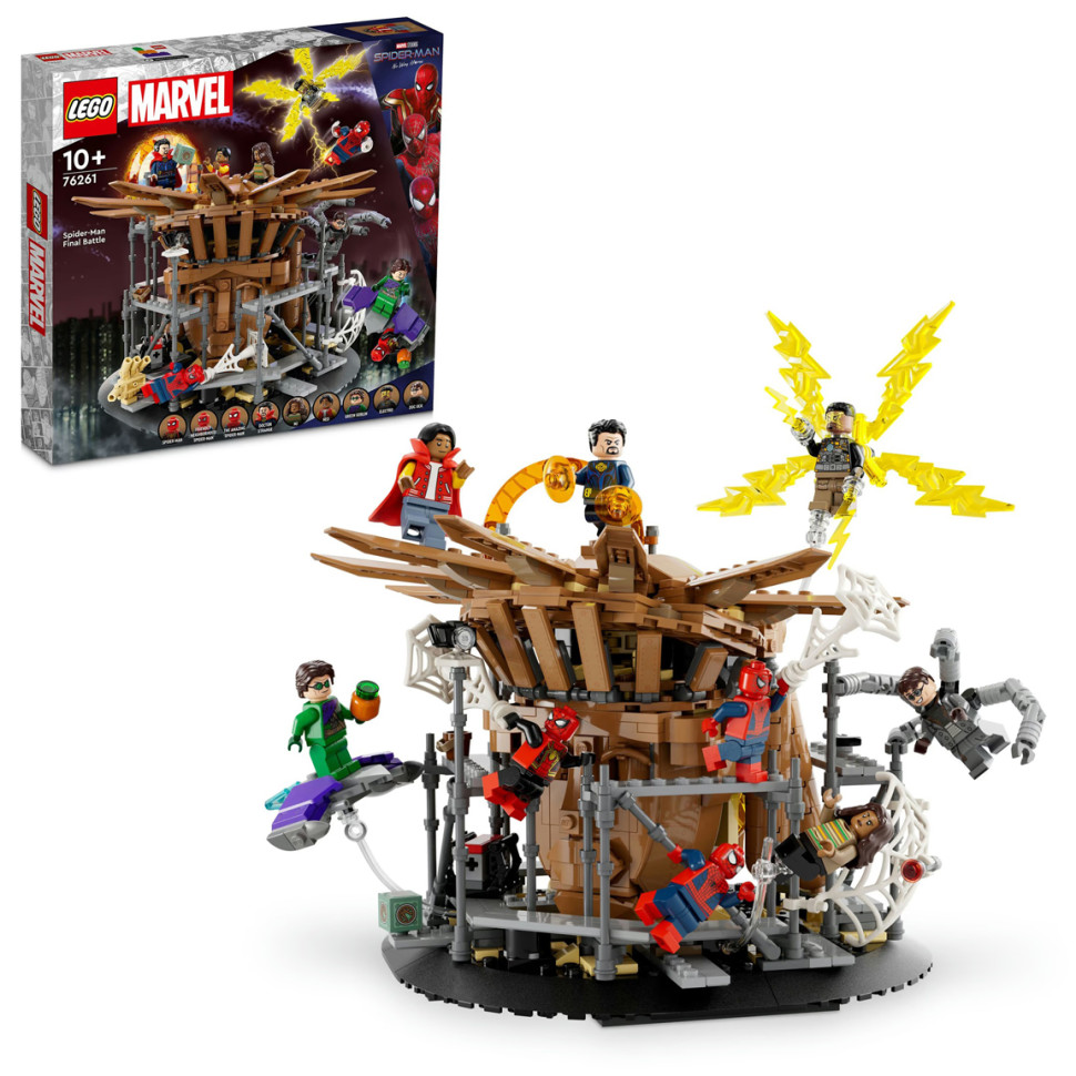Конструктор LEGO Marvel Решающий бой Человека-Паука 76261, 900 деталей