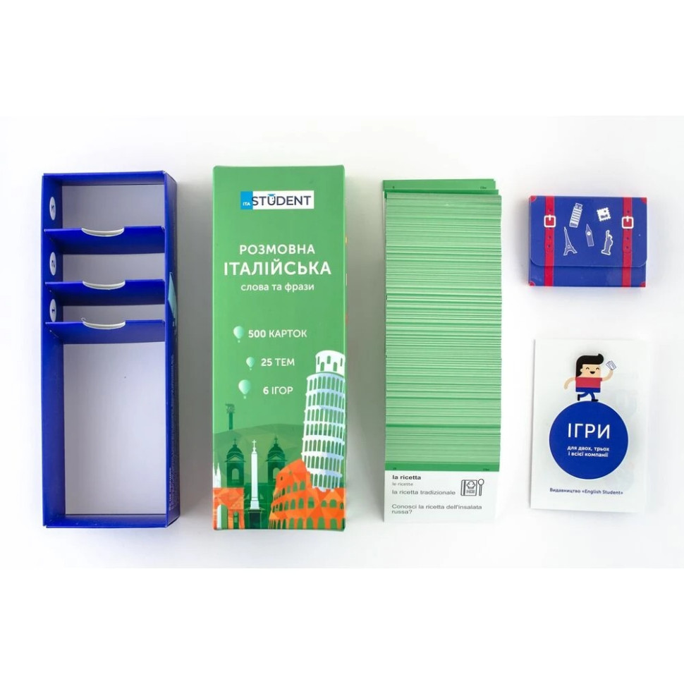 Карточки для изучения итальянского языка 