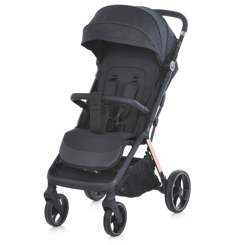 Детская прогулочная коляска BEYA El Camino ME 1127-G Black Leo