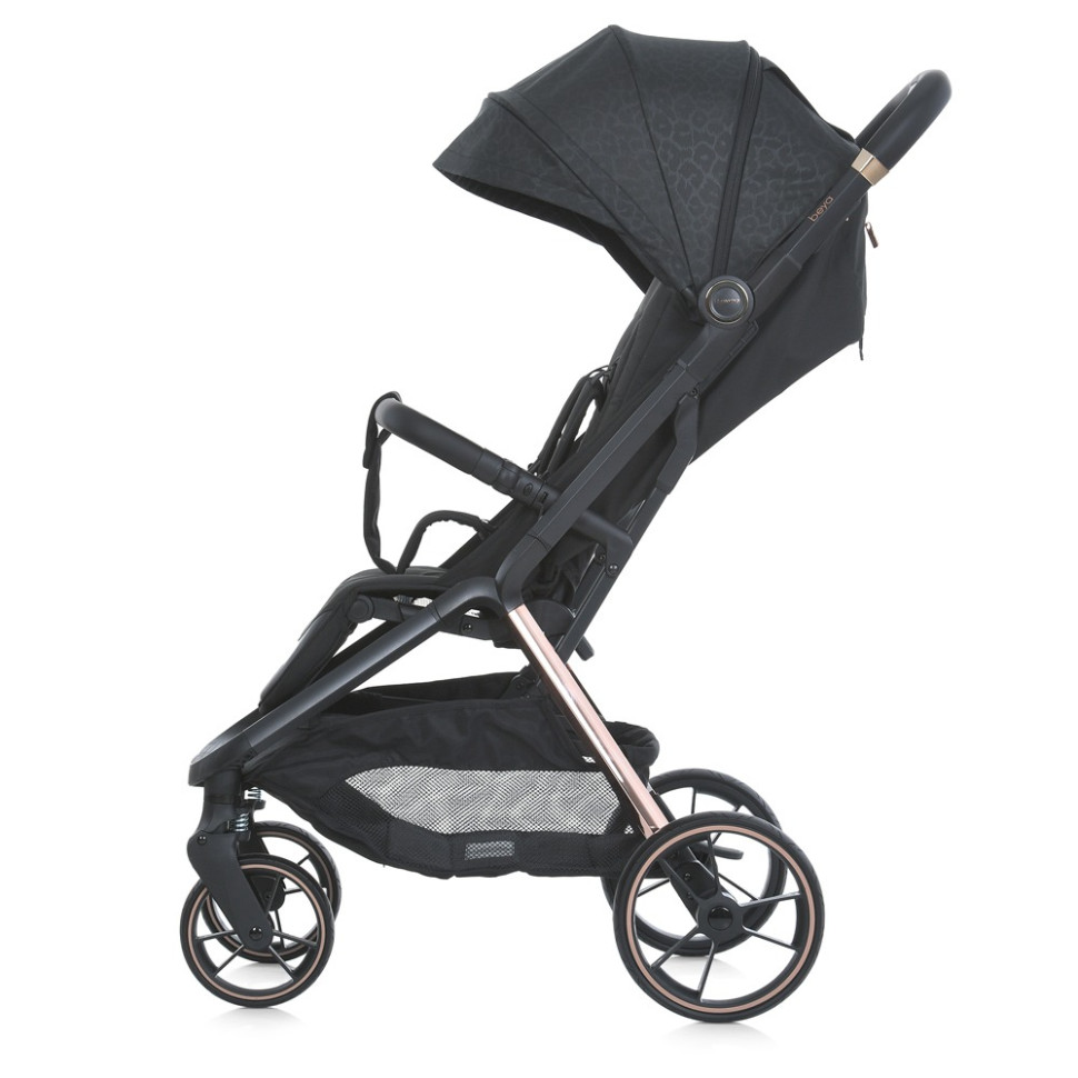 Детская прогулочная коляска BEYA El Camino ME 1127-G Black Leo