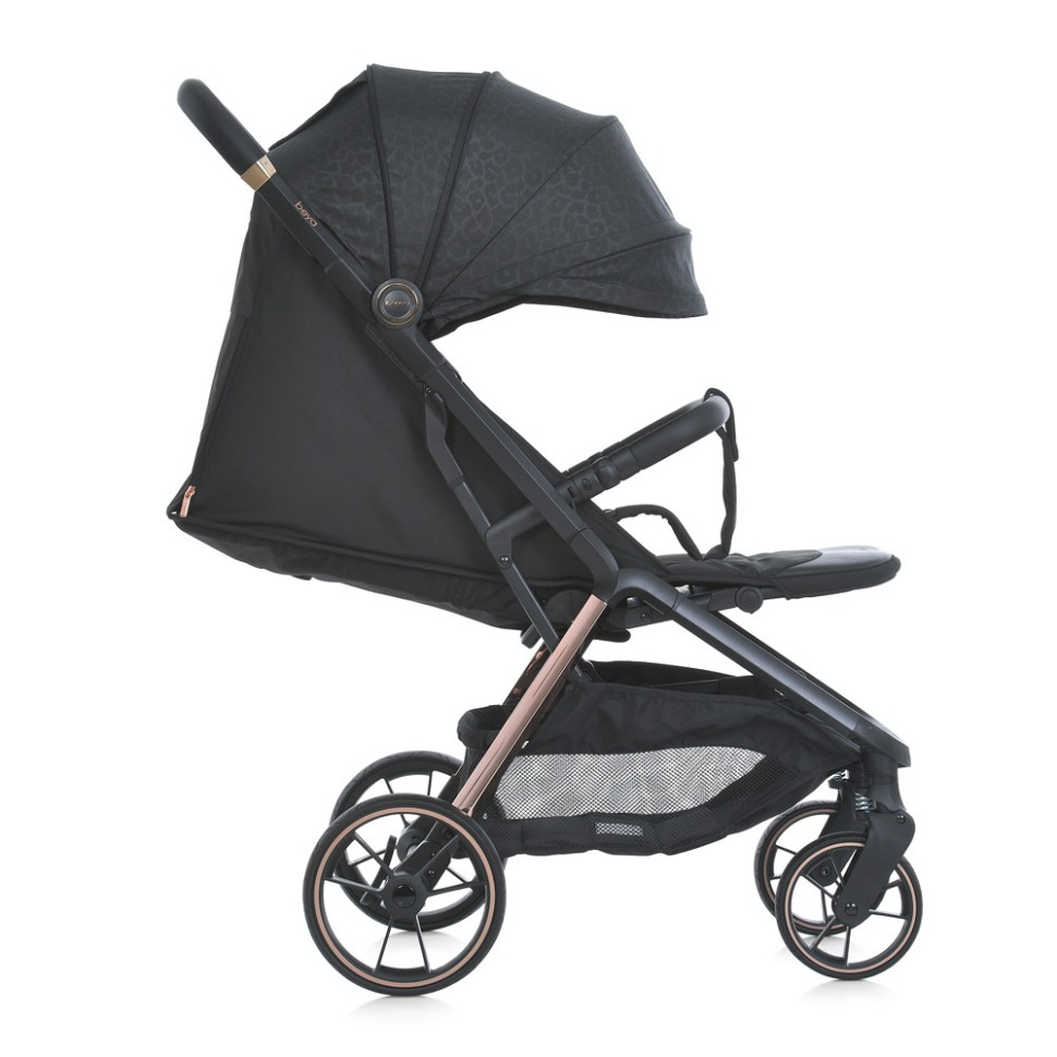 Детская прогулочная коляска BEYA El Camino ME 1127-G Black Leo