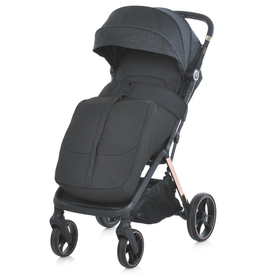 Детская прогулочная коляска BEYA El Camino ME 1127-G Black Leo