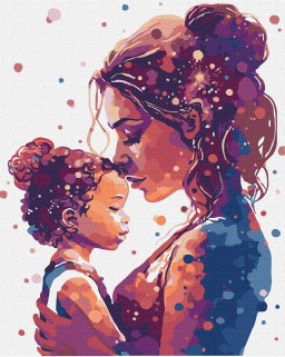 Картина по номерам "Объятия матери" Идейка KHO8345, 40х50 см