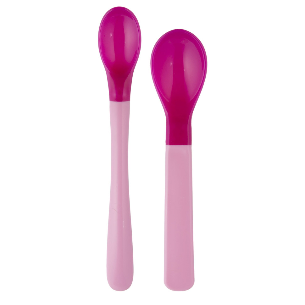 Детские ложечки для кормления Canpol babies 9/581_pin меняют цвет, розовые