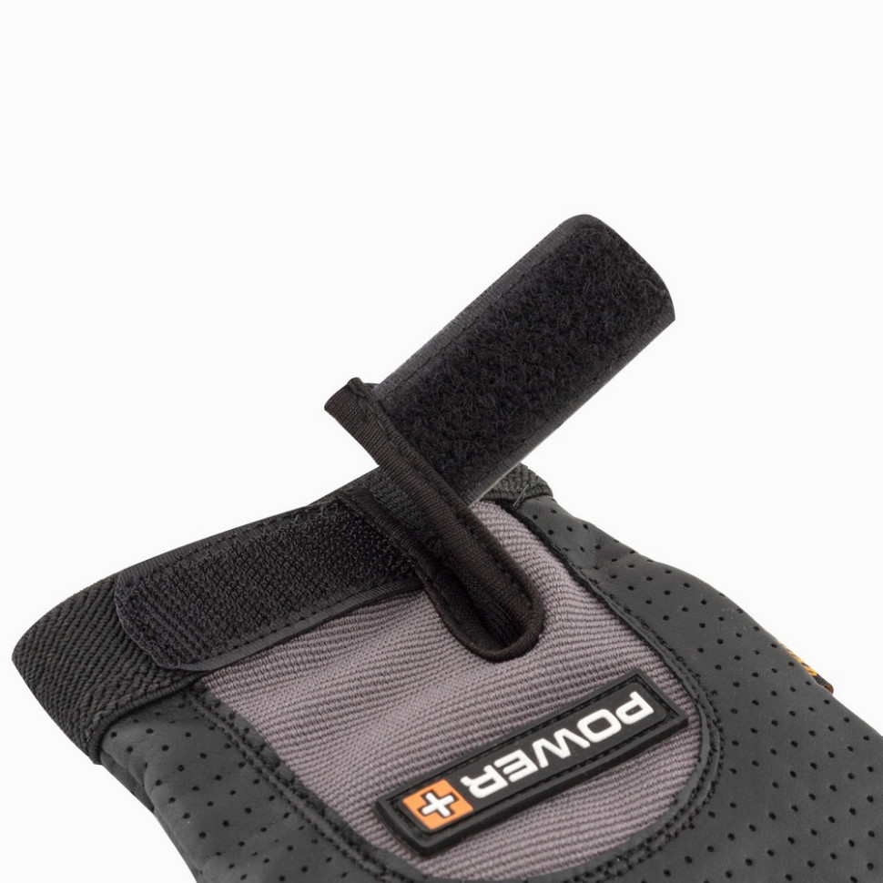 Рукавички для фітнесу Power Plus Power System PS-2500_S_Black-grey, S 21 см
