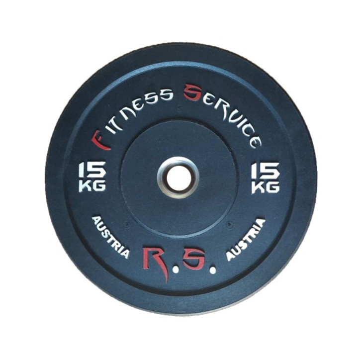 Бамперный диск для кроссфита RCP23 Fitness Service 10080FS 15 кг