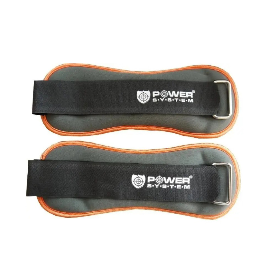 Обтяження для ніг фіксовані Power System PS-4073_Grey, (пара), 2 kg
