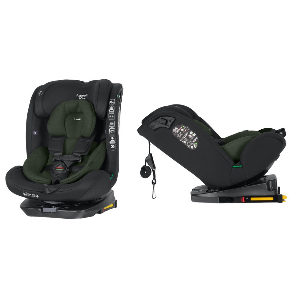 Детское автокресло Asteroid Carrello CRL-17001 Hunter Green 40-150 см, Isofix