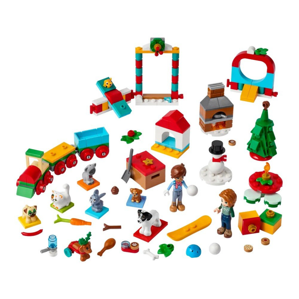 Конструктор Новогодний календарь Friends LEGO 41758, 231 деталь