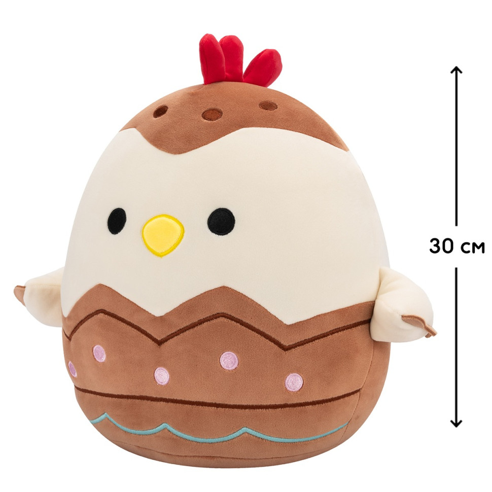 Дитяча м'яка іграшка Півник Тод Squishmallows SQER01264, 30 см