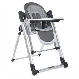 Стульчик-качели El Camino ME 1102 DEBUT Serious Gray, р/у, эл.прив., для кормления, 5-точ.рем.