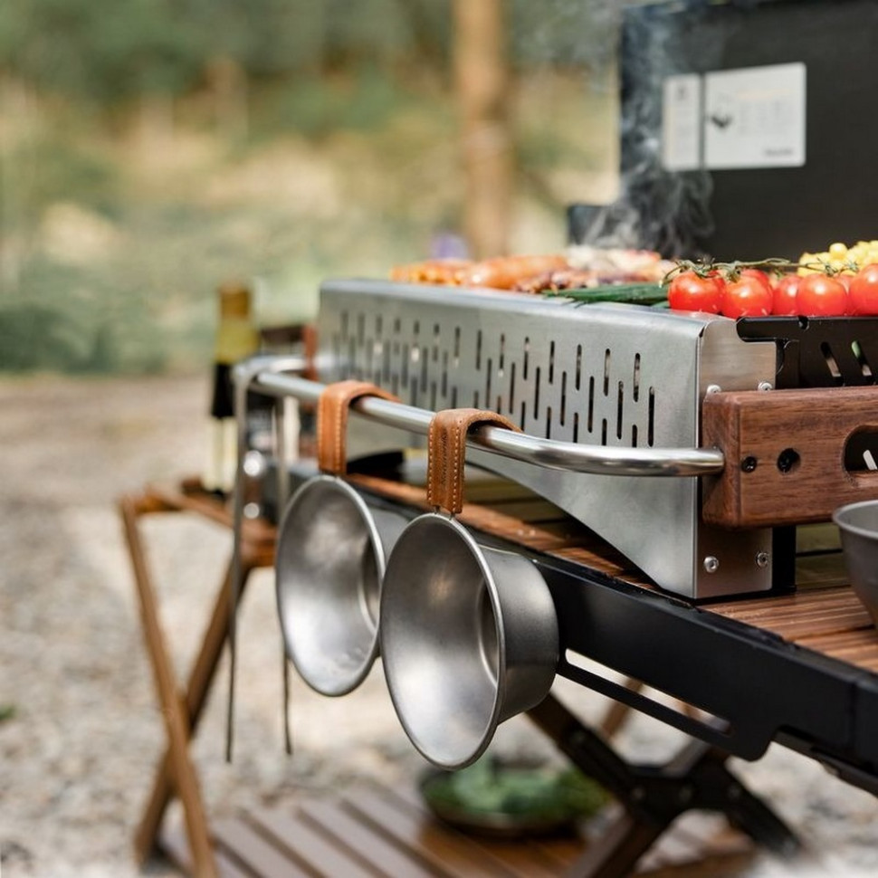 Портативний гриль для стільниці CNK2300CJ010 Naturehike 6976023922954 металік