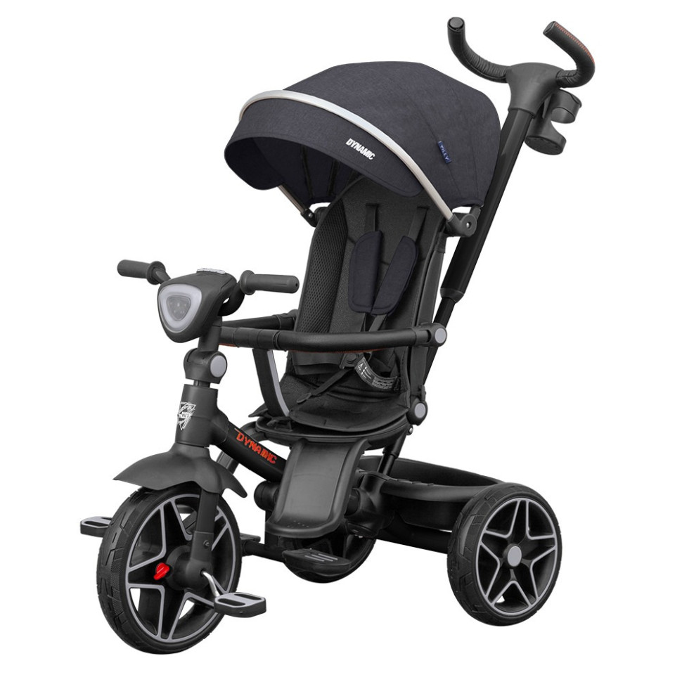 Дитячий триколісний велосипед DYNAMIC Tilly T-3810 BLACK, чорний