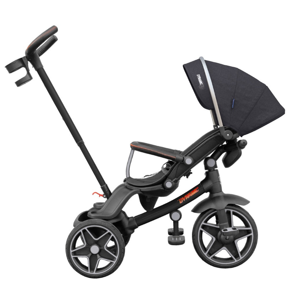 Дитячий триколісний велосипед DYNAMIC Tilly T-3810 BLACK, чорний