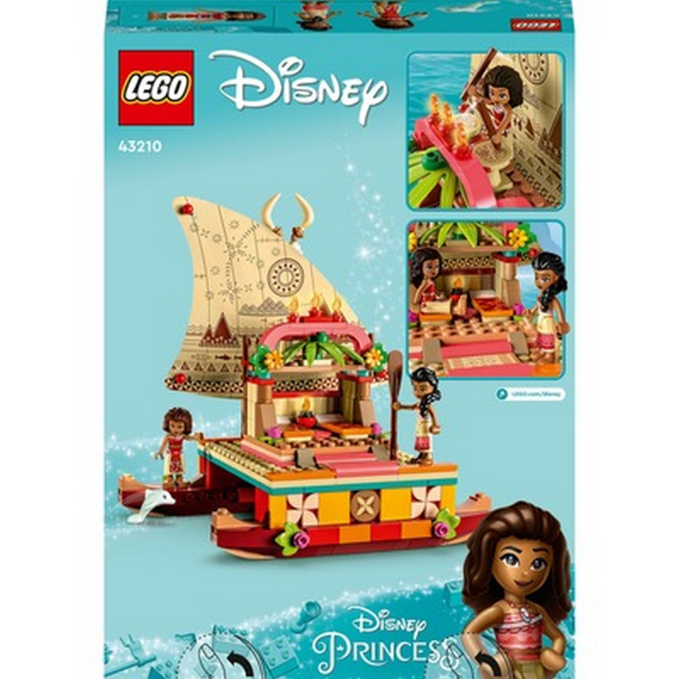 Конструктор LEGO Disney Princess Пошуковий човен Ваяни 43210