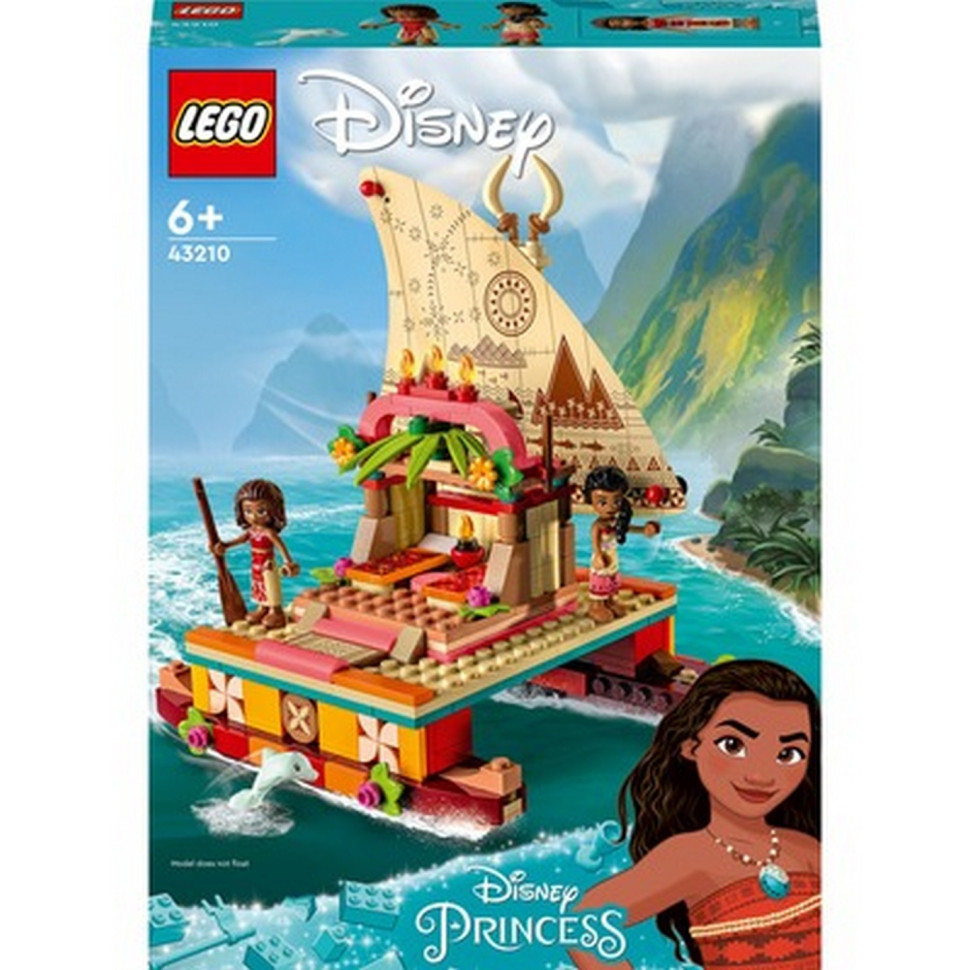 Конструктор LEGO Disney Princess Пошуковий човен Ваяни 43210