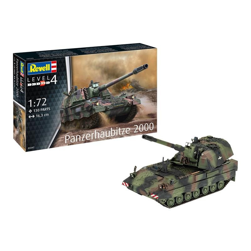 Сборная модель-копия САУ Panzerhaubitze 2000 Revell RVL-03347 уровень 4 масштаб 1:72
