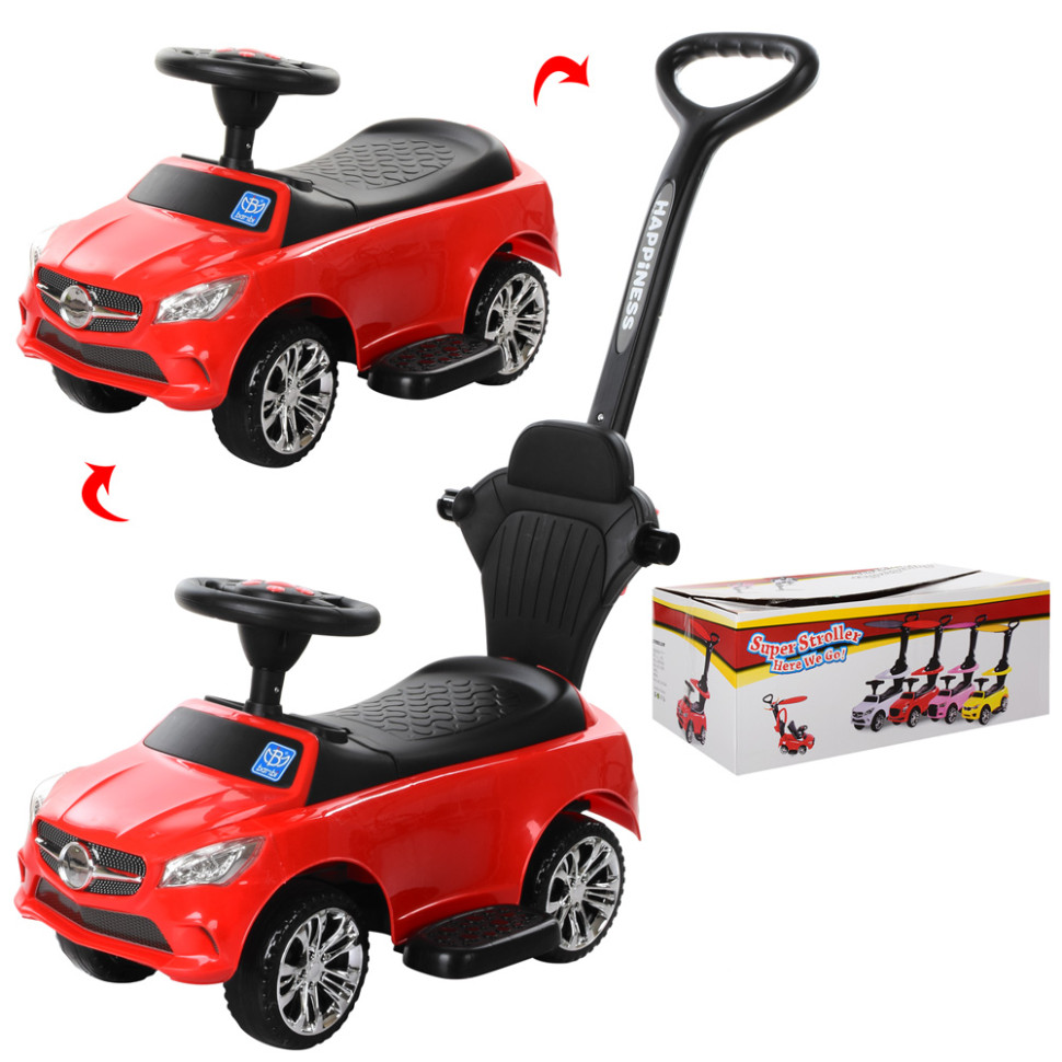 Каталка-толокар Bambi M 3503C-3 Червоний музичний