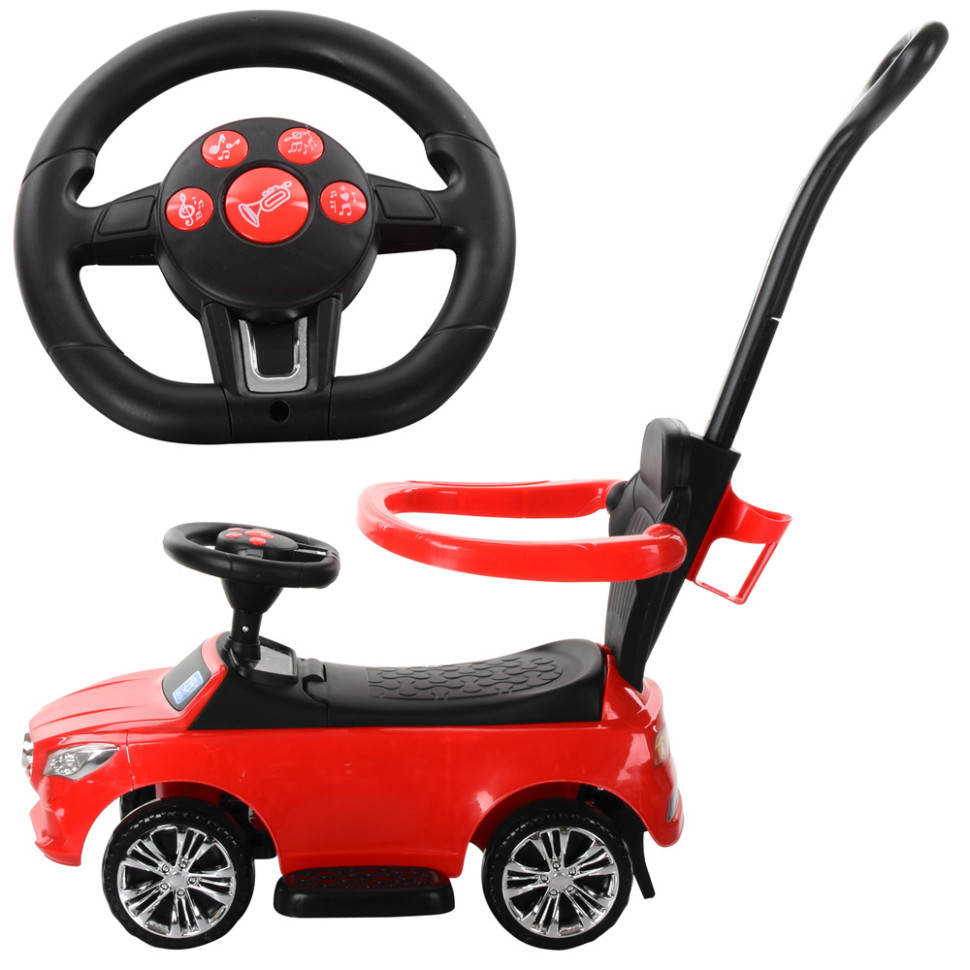 Каталка-толокар Bambi M 3503C-3 Червоний музичний