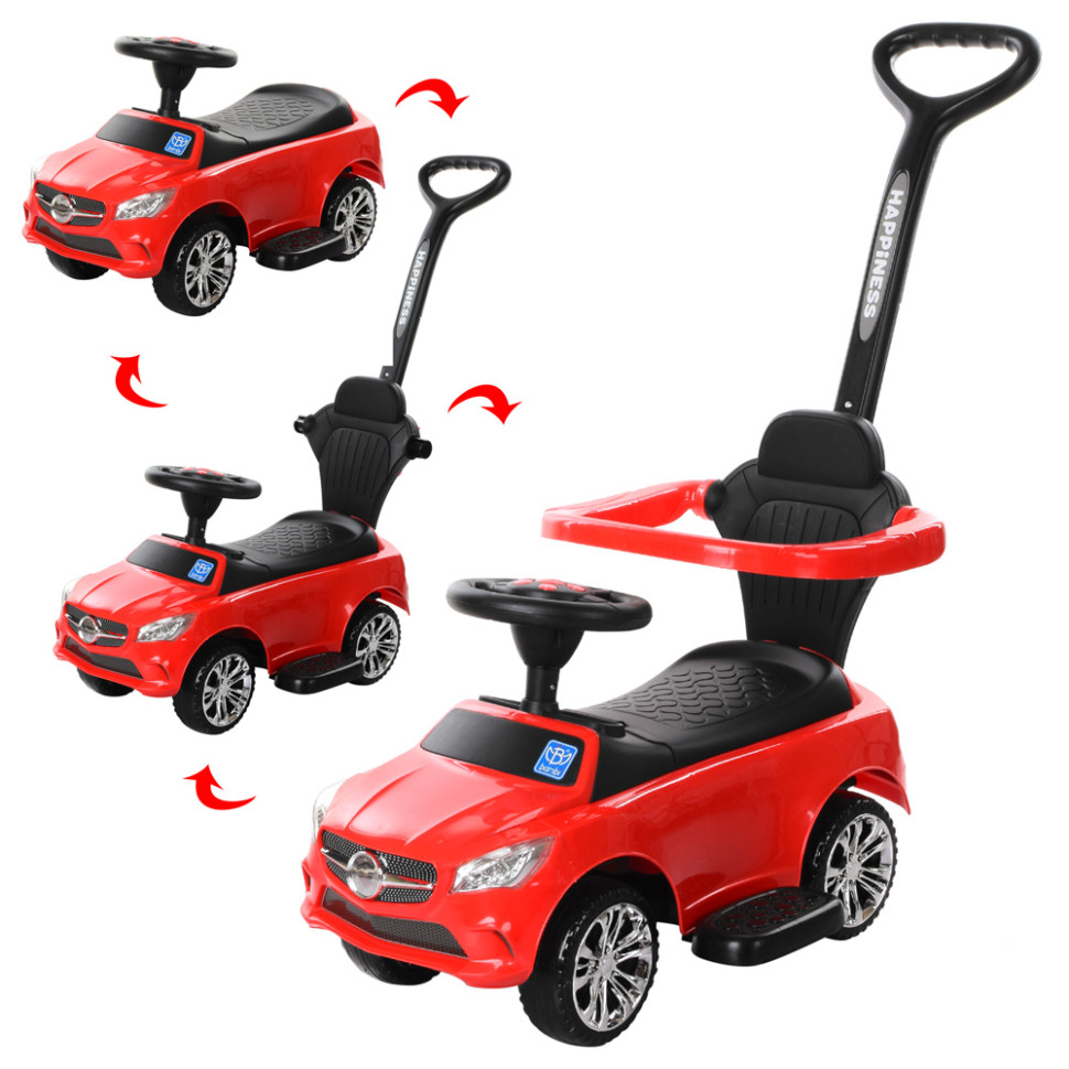 Каталка-толокар Bambi M 3503C-3 Червоний музичний