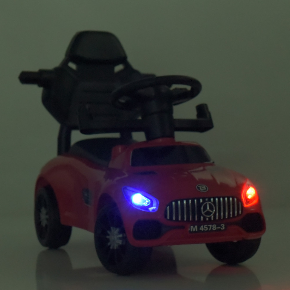 Каталка-толокар Bambi Racer M 4578-1 Білий музичний