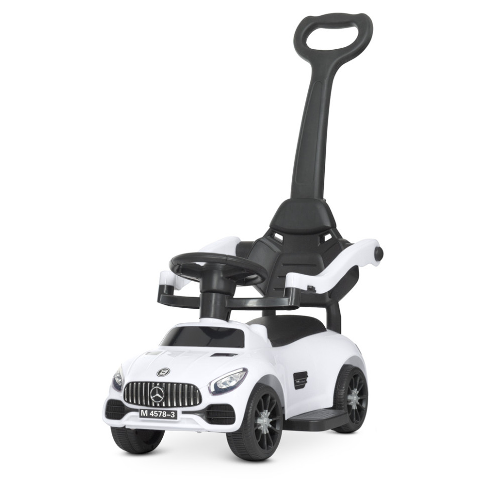Каталка-толокар Bambi Racer M 4578-1 Білий музичний