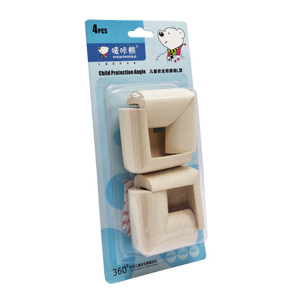 Поролоновые защитные углы на мебель Mega Zayka MGZ-0810(White) 4 шт