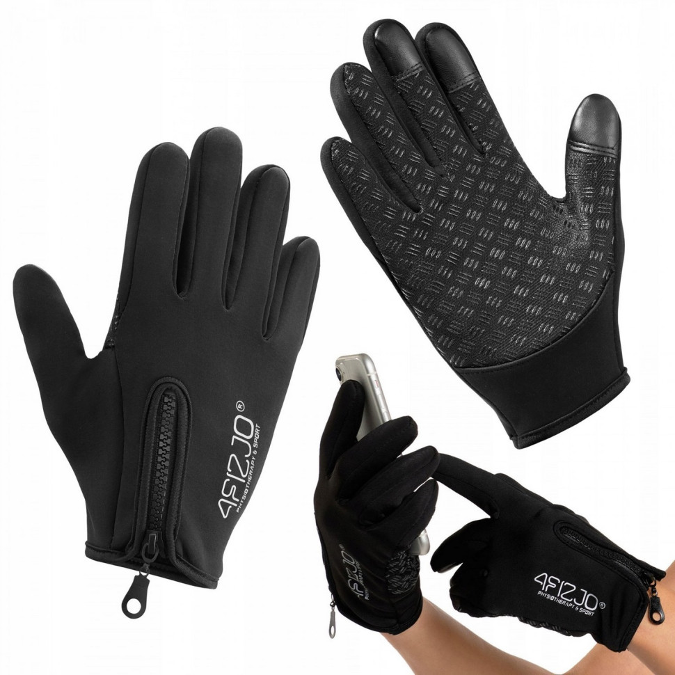 Рукавички для бігу 4FIZJO 4FJ0439 Black, M