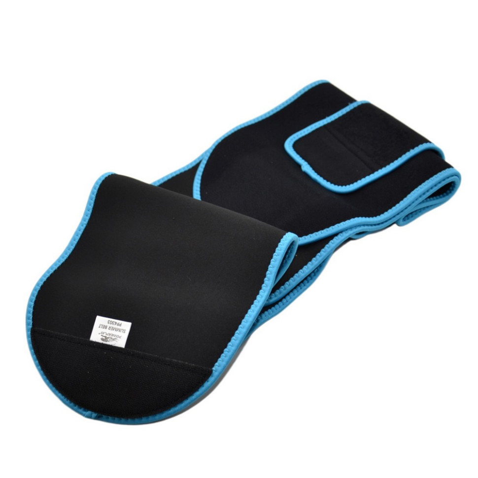 Пояс для похудения PowerPlay PP_4303_Black/Blue, Черно-Синий