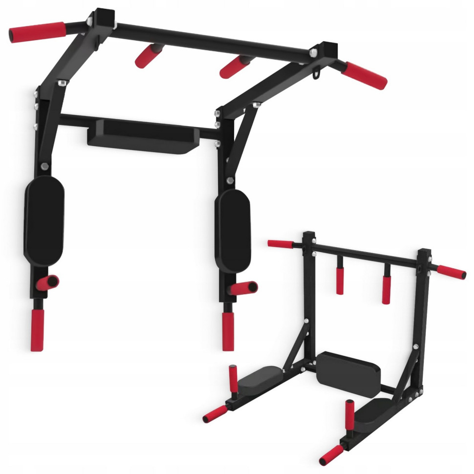 Турник-брусья навесной 2 в 1 4FIZJO P-5905973402644 Black  80 х 70 х 60 см