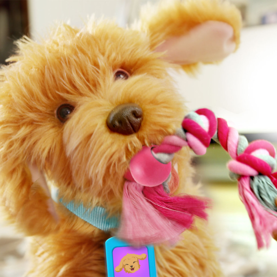 Интерактивная игрушка Лабрадудель Moji My Fuzzy Friends 18207-UKR-ENG с аксессуарами