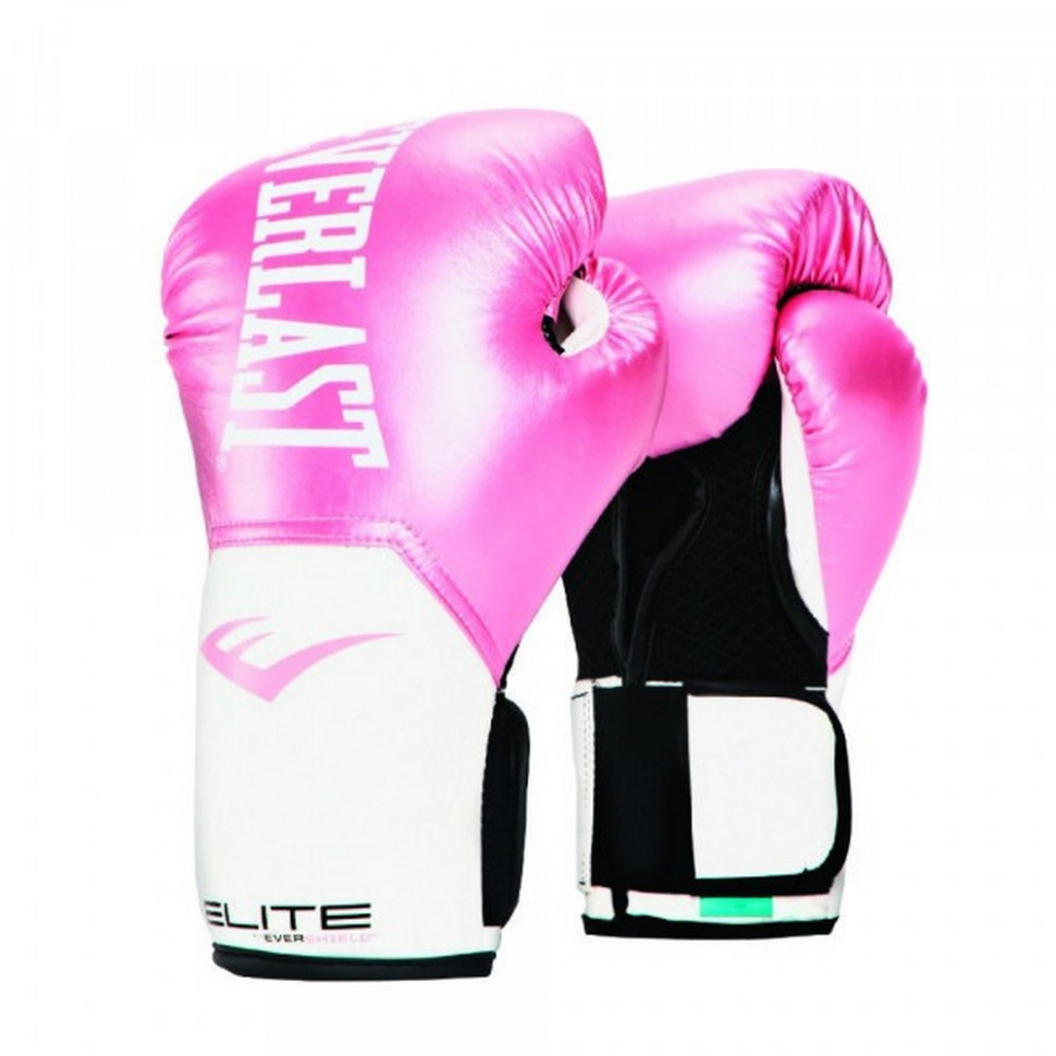 Боксерские перчатки ELITE TRAINING GLOVES Everlast 884960-70-13 розовый, белый 8 унций