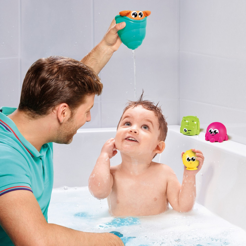 Игрушка для ванной Морские обитатели Toomies E73221, 4 фигурки