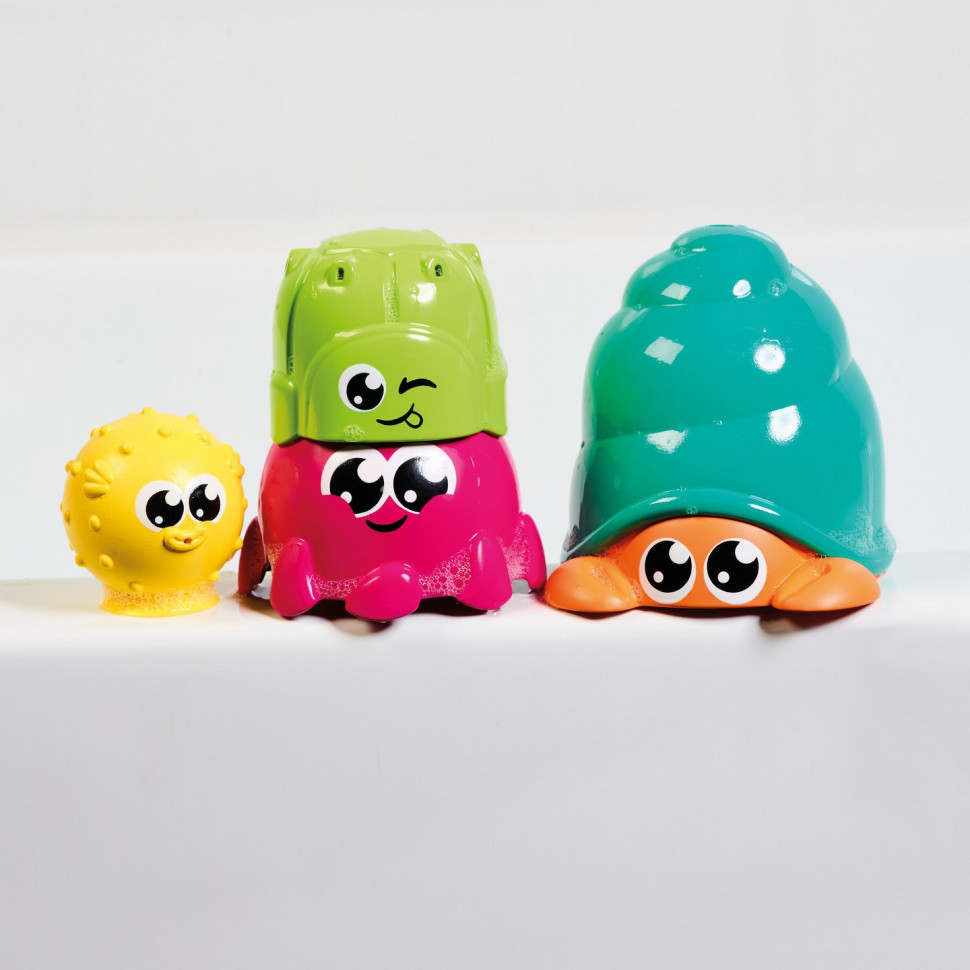 Игрушка для ванной Морские обитатели Toomies E73221, 4 фигурки