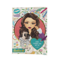 Розмальовка дитяча "Магія золота» Besties 961026, 24 аркушів